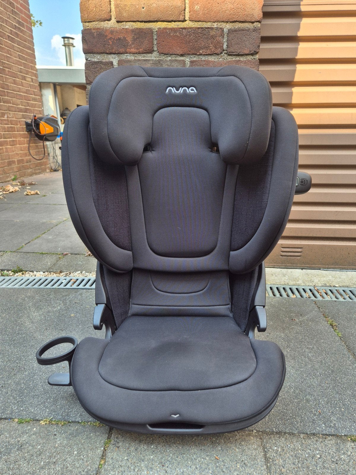 Autostoel Nuna Aace lx i-size groep 2/3 met isofix caviar, Gebruikt, 15 t/m 36 kg, Isofix, Ophalen