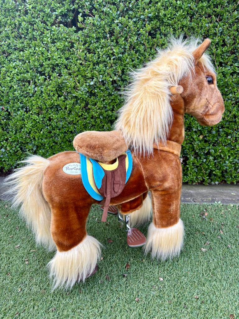 Ponycycle, mechanisch rijdend paard 1,5-5 jaar, Kinderen en Baby's, Speelgoed | Hobbelfiguren, Ophalen, Zo goed als nieuw