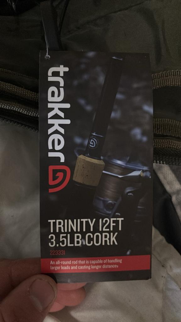 4 Trakker Trinity 3.5 lb Cork Hengels, Ophalen of Verzenden, Nieuw, Werphengel