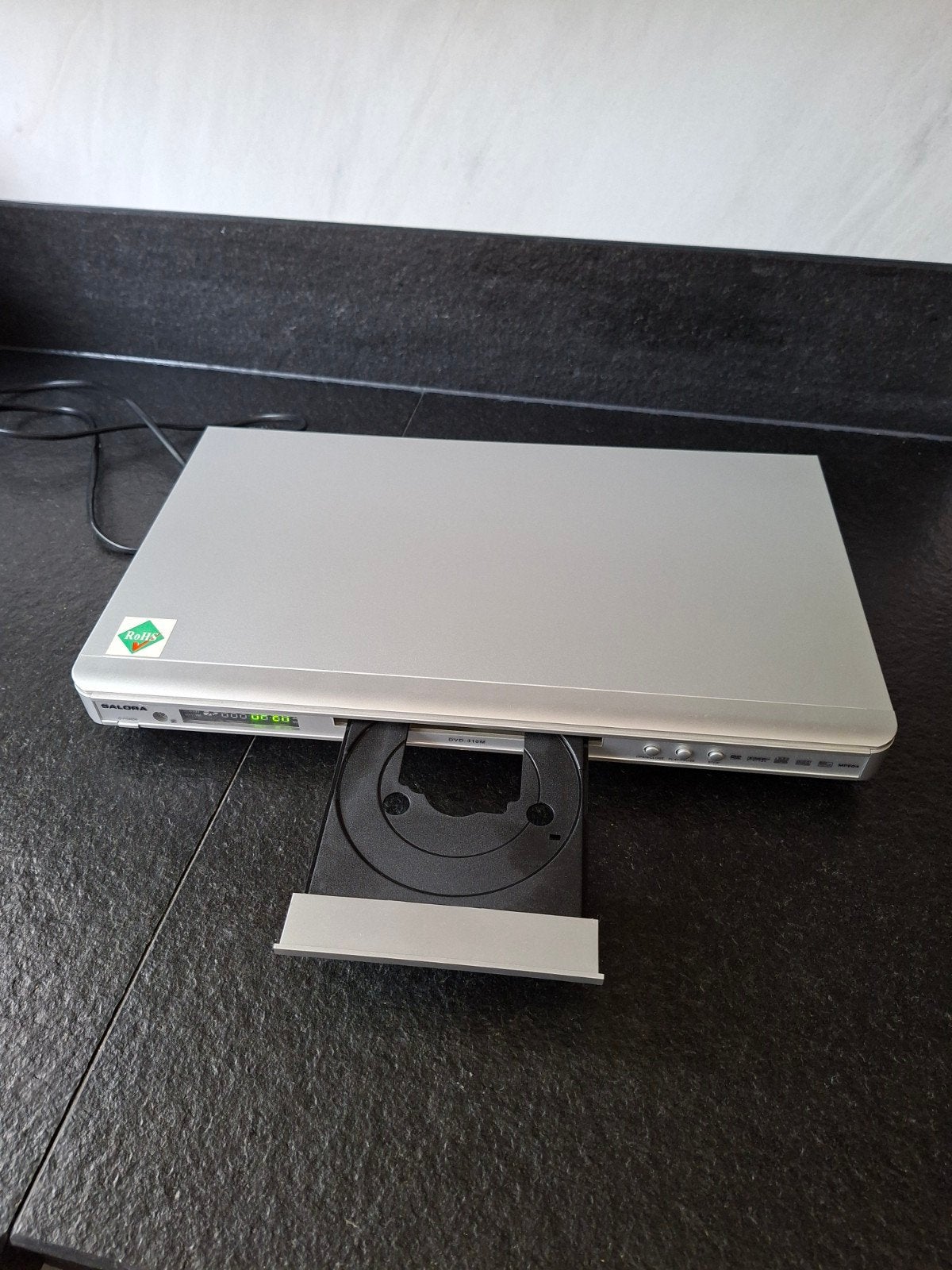 Salora DVD-speler DVD-310M - zilverkleurig, Audio, Tv en Foto, Dvd-spelers, Ophalen of Verzenden, Gebruikt, Dvd-speler, Overige merken