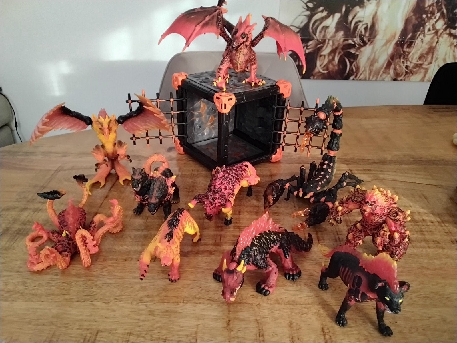 Schleich Eldrador "Vuur/lava"., Verzamelen, Ophalen of Verzenden, Zo goed als nieuw