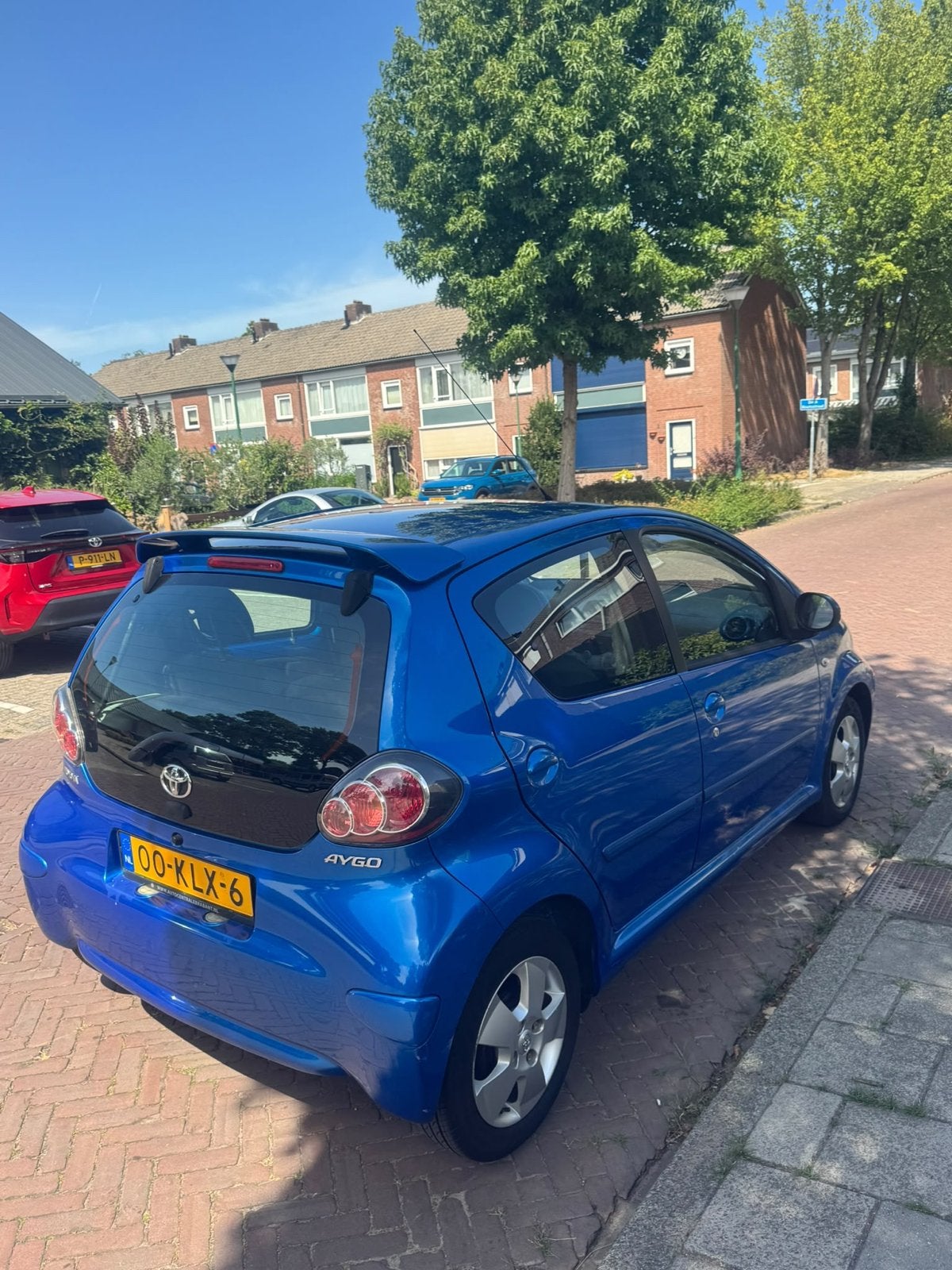 Toyota Aygo 1.0 5DRS 2010 Blauw, Auto's, Voorwielaandrijving, 68 pk, Origineel Nederlands, Handgeschakeld