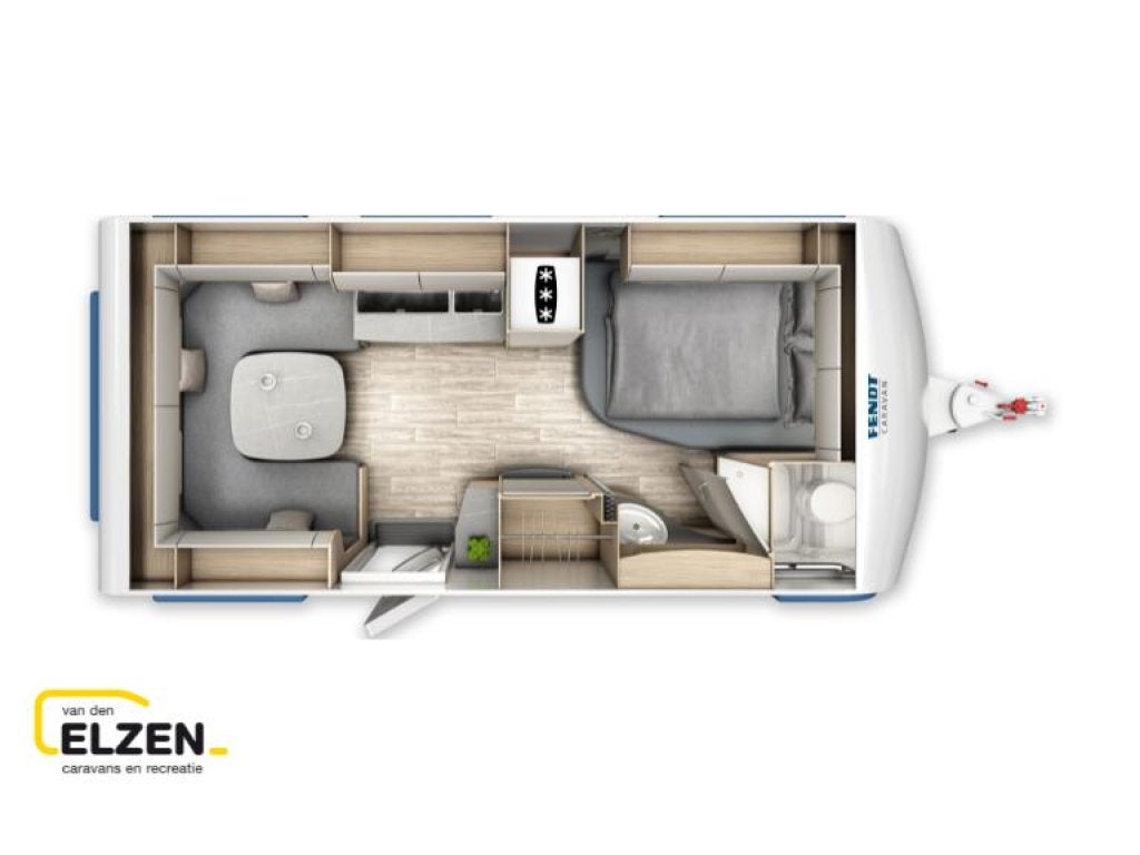 Fendt Bianco Selection 465 SFB actie prijs, incl. opties, Caravans en Kamperen, Rondzit, Bedrijf, Overige typen, Fendt