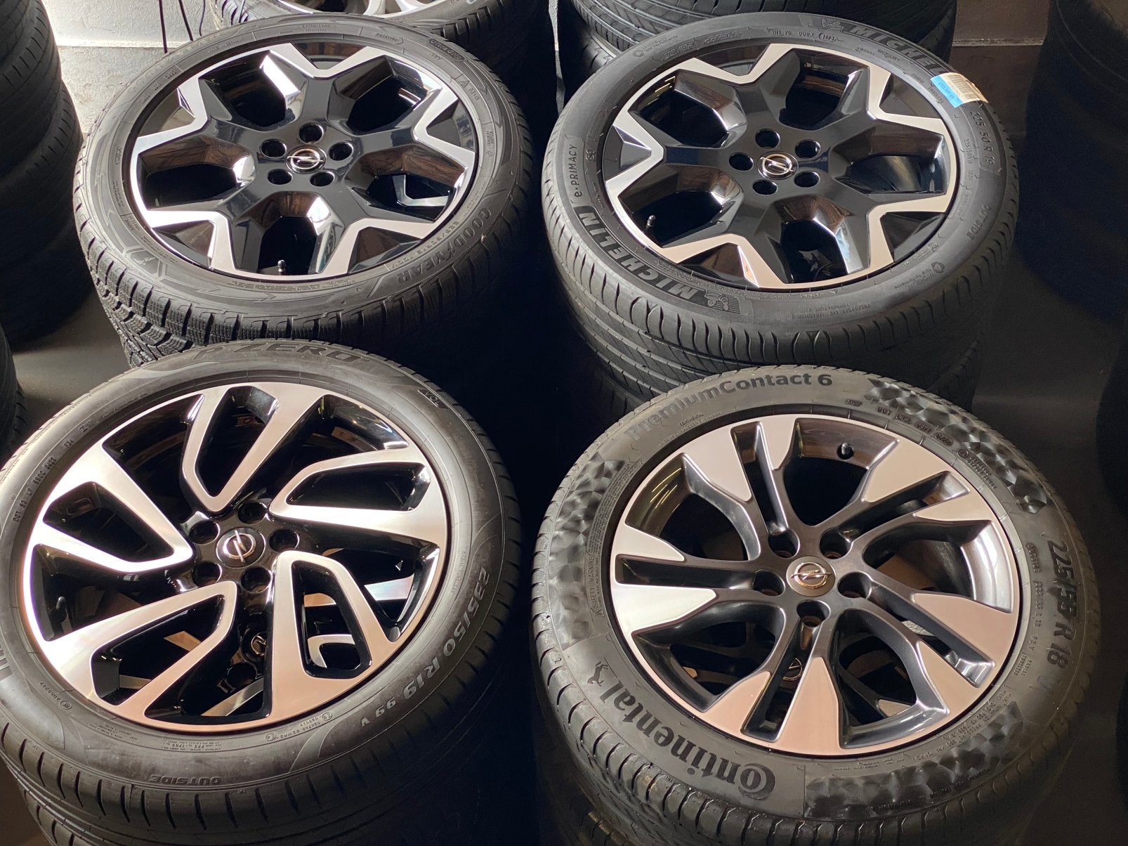 18” en 19” demo Opel Grandland velgen + zomer / winterbanden