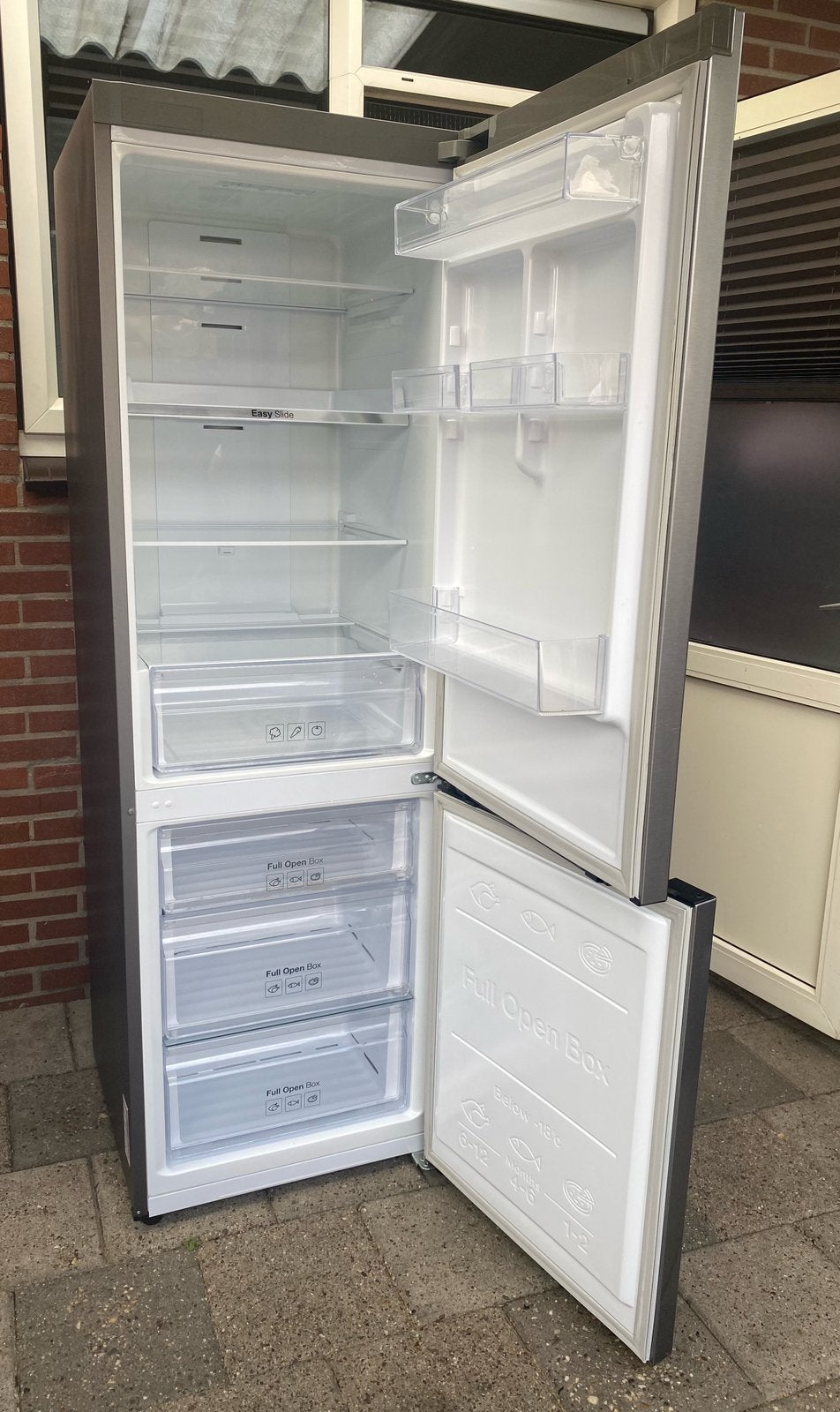 Samsung koelkast no- frost, Ophalen, Gebruikt, 200 liter of meer, Met aparte vriezer
