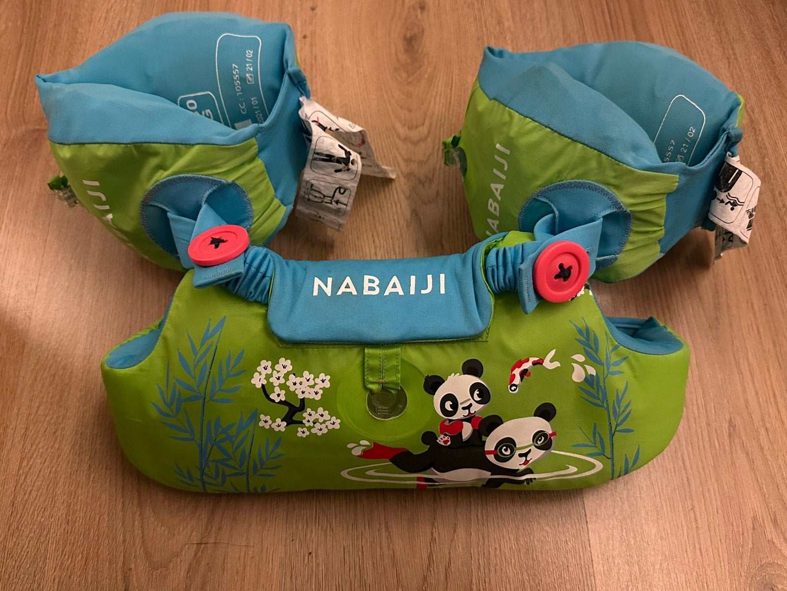 Zwemvleugels/ zwemvest Nabaiji Decathlon, Kinderen en Baby's, Ophalen, Jongen of Meisje, One size, Zo goed als nieuw