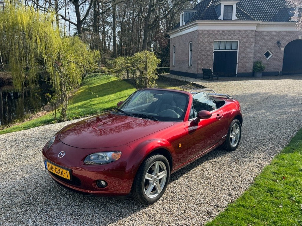 Mazda MX-5 1.8 EXECUTIVE NL-auto 117.000km NAP Leer / Stoelv, Auto's, 127 pk, Achterwielaandrijving, Gebruikt, Huisgarantie