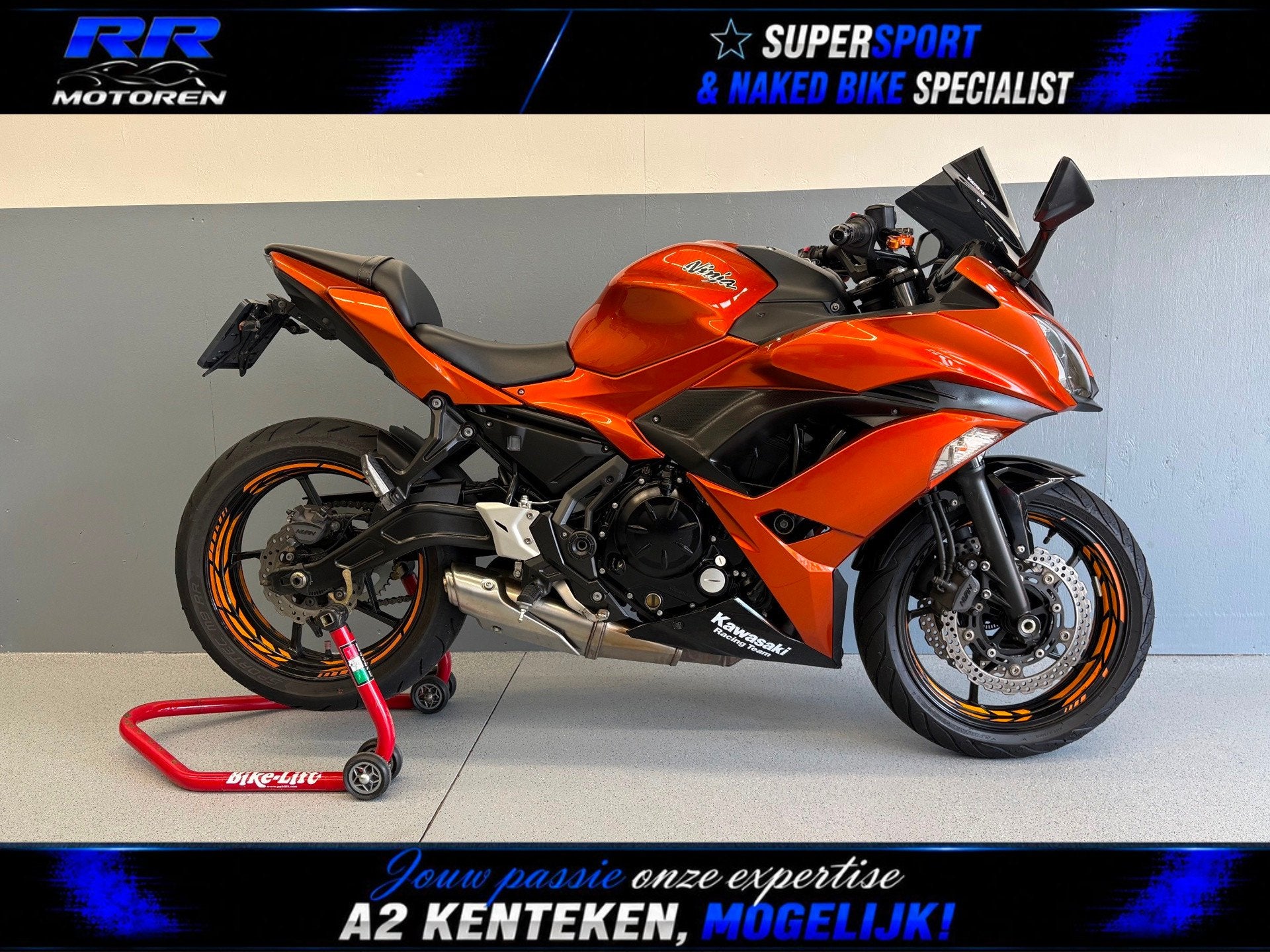Kawasaki Tour NINJA 650 / A2 / SUPER MOOI, 649 cc, Sport, ABS, Handgeschakeld