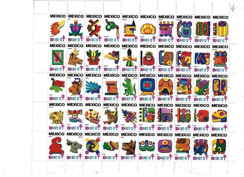 B011 MEXICO HEEL VEL POSTFRIS 50 ZEGELS TBC, Ophalen of Verzenden, Postfris, Midden-Amerika