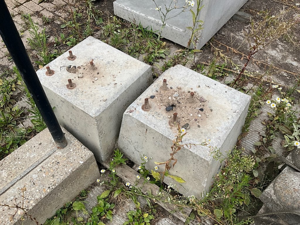 Beton poeren, Ophalen, Gebruikt, Overige typen