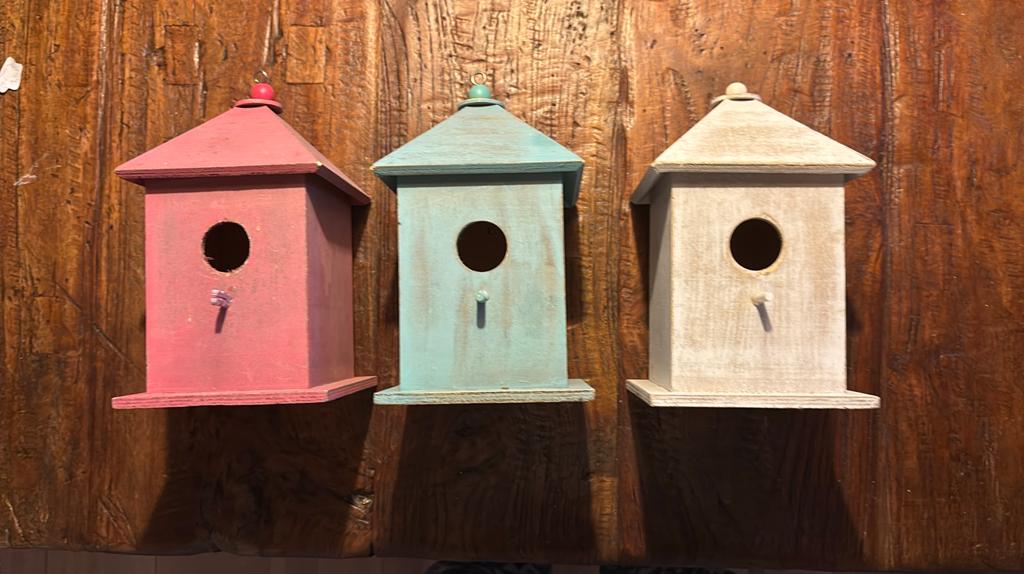 3 vogelhuisjes samen te koop, Ophalen of Verzenden, Zo goed als nieuw