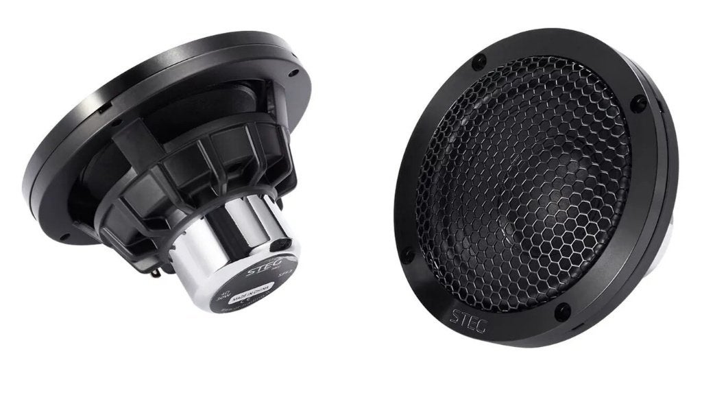 STEG SFF3 Midrange 3 inch met grill 30W RMS 1 paar, Steg, Nieuw, Ophalen of Verzenden