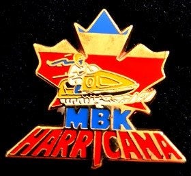 MBK Harricana pin, Verzenden, Nieuw, Sport, Speldje of Pin