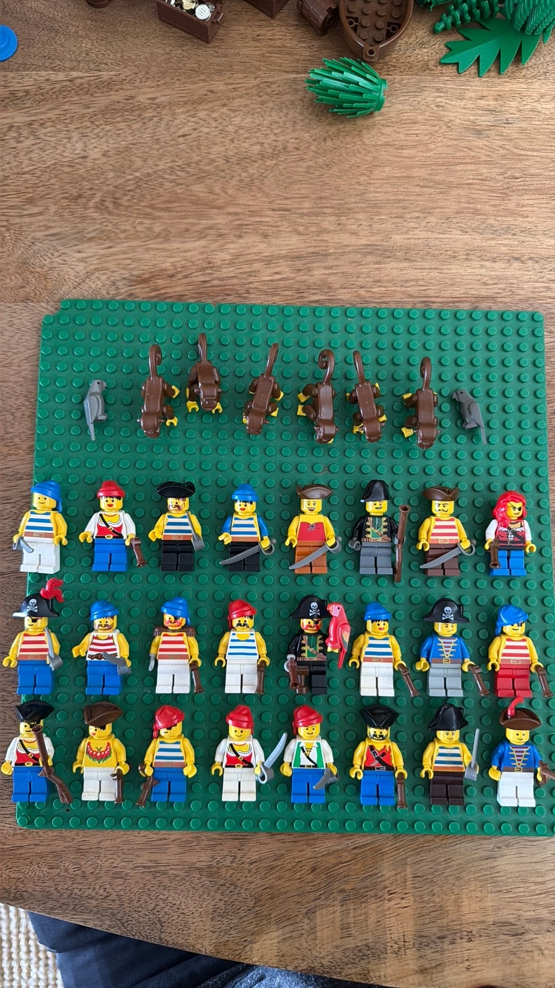 Mooie set met 24 Lego Piraten Minifiguren en accessoires, Gebruikt, Lego, Minifiguur, Inclusief accessoires