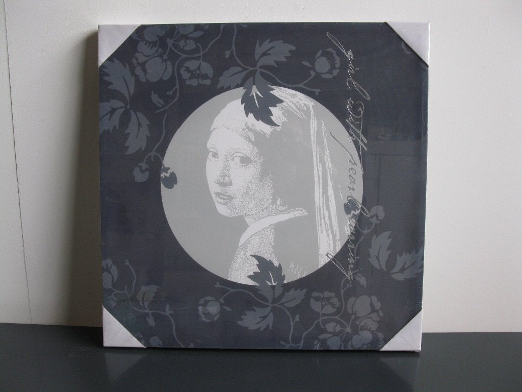 nieuw canvas schilderij meisje met de parel, Ophalen of Verzenden, Nieuw