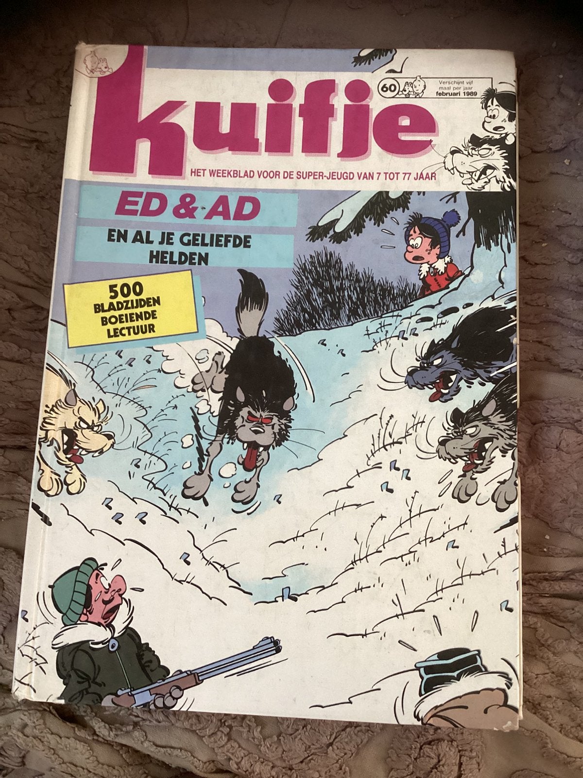 Kuifje stripboek, 1989, Boeken, Strips | Comics, Eén comic, Verzenden, Zo goed als nieuw, Europa