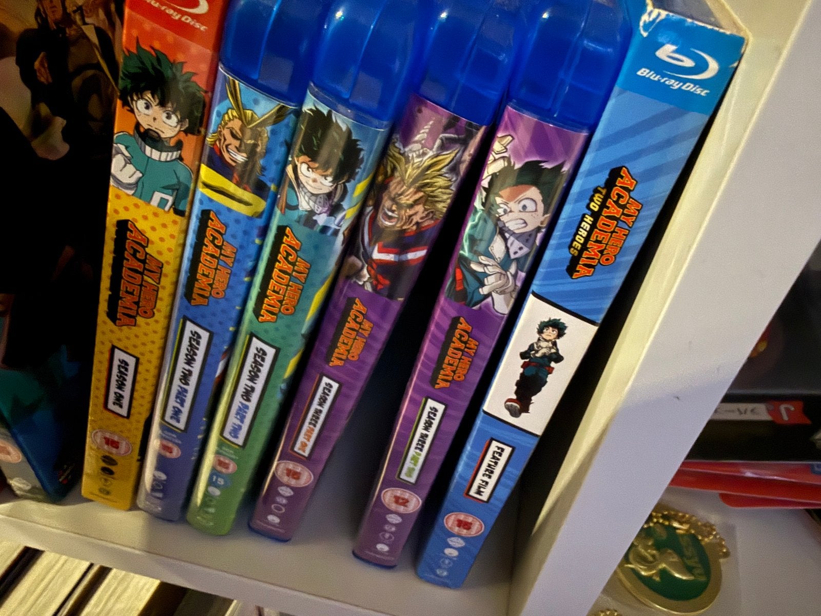 My Hero Academia season 1-3 en film 1 Blu-Ray, Ophalen of Verzenden, Zo goed als nieuw, Amerikaans