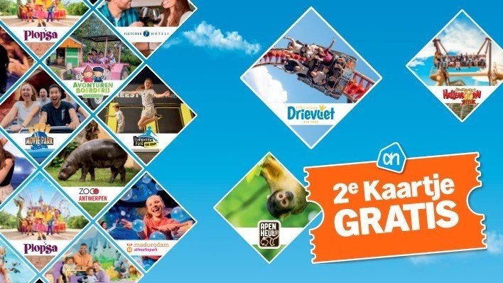 AH-zegels - 2e kaartje gratis voor meer dan 300 uitjes, Albert Heijn, Ophalen