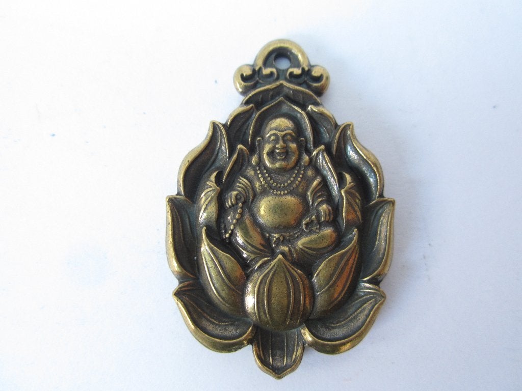 Oude chinees /chinese bronze hangers Boeddha,, Ophalen of Verzenden, Gebruikt, Overige materialen