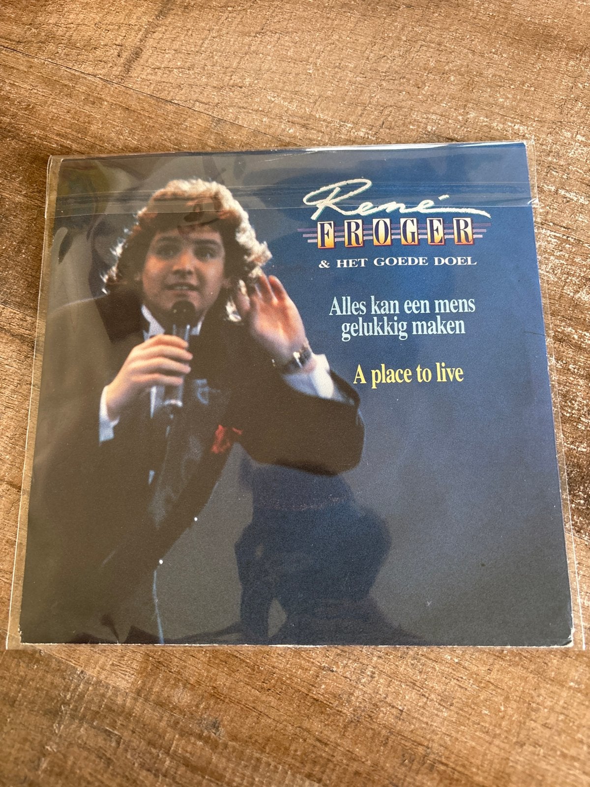 René Froger & Het Goede Doel - Alles kan een mens gelukkig m, Cd's en Dvd's, Gebruikt, Originele persing, 7 inch, Ophalen of Verzenden