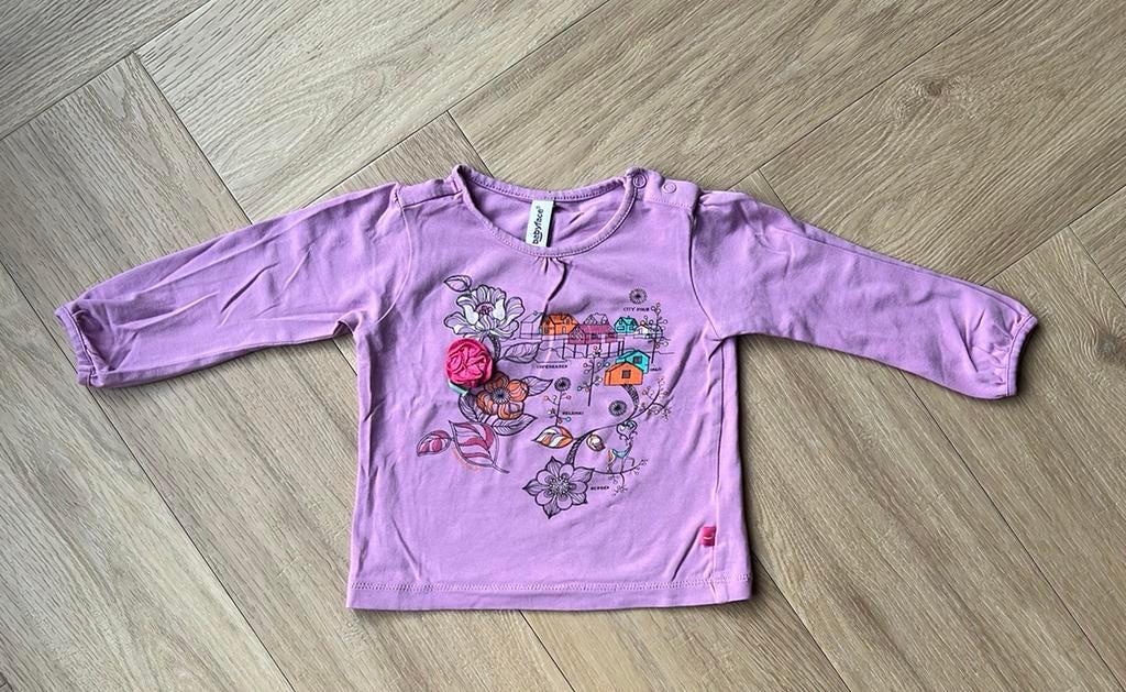 Longsleeve, lila, van het merk Babyface, in maat 74, Kinderen en Baby's, Babykleding | Maat 74, Ophalen of Verzenden, Zo goed als nieuw