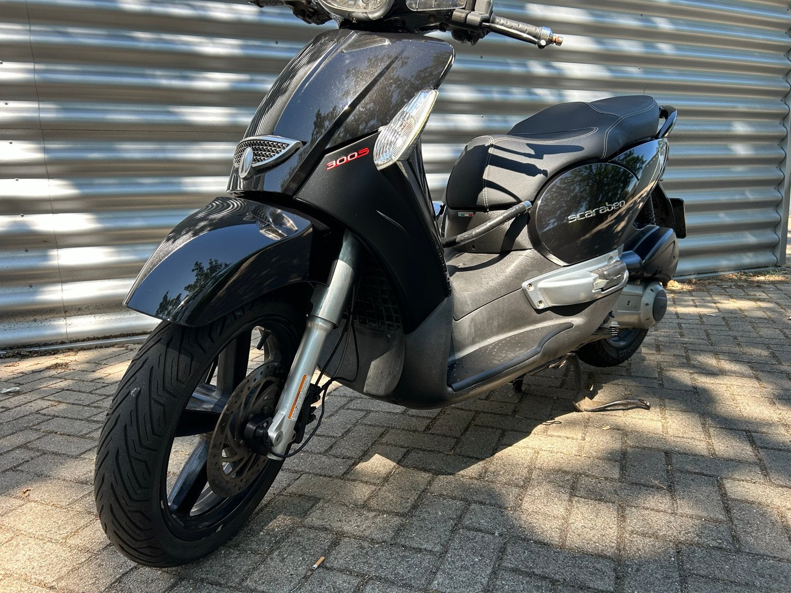 Aprilia Scarabeo 300S motorscooter - Zwart, Ophalen, Italie, Gebruikt, 300 cc