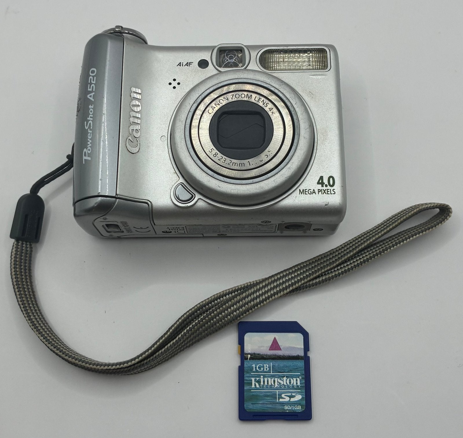 Canon PowerShot A520 - compact camera, Ophalen of Verzenden, Zo goed als nieuw, Canon, 4 t/m 7 keer