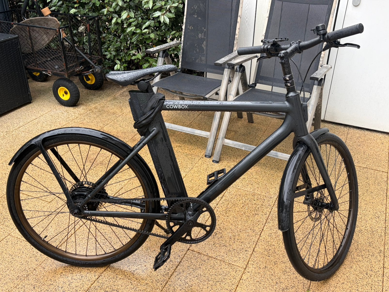 Cowboy 3 electrische fiets(goede staat), Ophalen, Zo goed als nieuw, 50 km per accu of meer, 55 tot 59 cm