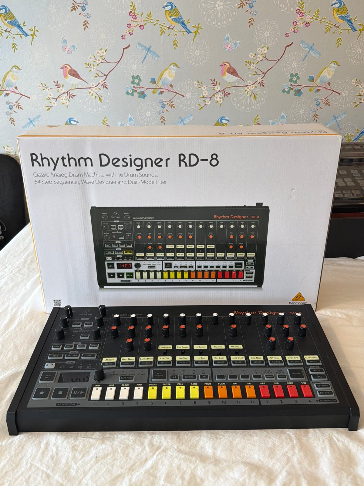 Behringer Rhythm Designer RD-8 Drummachine, Muziek en Instrumenten, Drumcomputers, Ophalen, Zo goed als nieuw, Overige merken