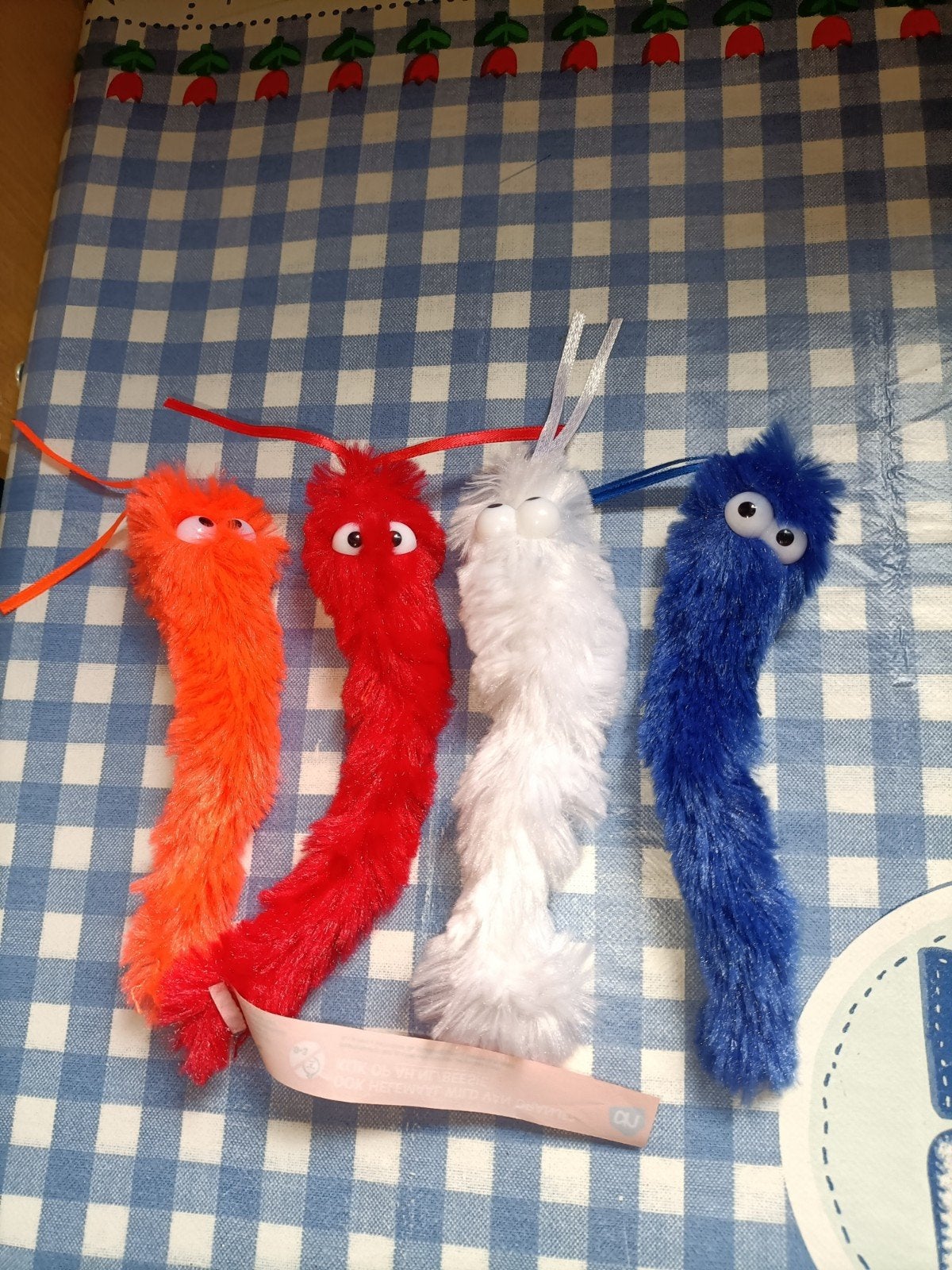 4 beesies beesie Albert Heijn Rood wit blauw oranje, Verzamelen, Albert Heijn, Ophalen of Verzenden