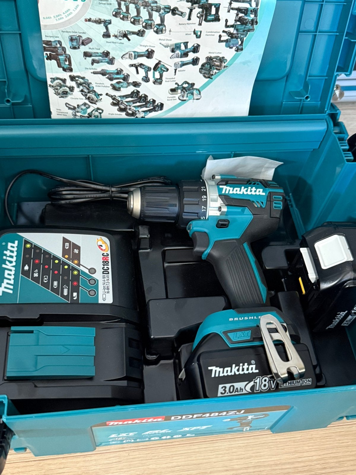 Makita ddf 484zj, Ophalen, Nieuw, Boor- en Schroefmachine