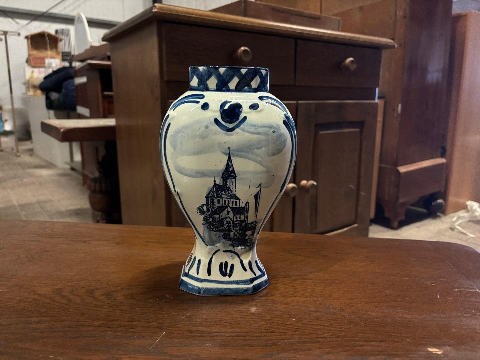 Set van 2 Delft Blauw Vazen - Handbeschilderd, Huis en Inrichting, Ophalen of Verzenden, Nvt, Nvt, Nvt