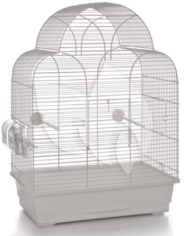 Vogelkooi Sonia wit 45 x 28 x 63 cm (kanarie of tropen), Ophalen, Nieuw, Vogelkooi, Metaal