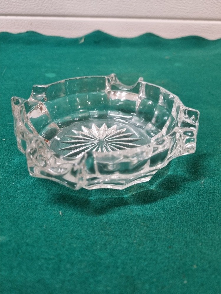 asbak kristal glas vintage, Ophalen of Verzenden, 'T Olde Gre-j, Info@toldegrej.nl, Endepoelstraat 20f Didam