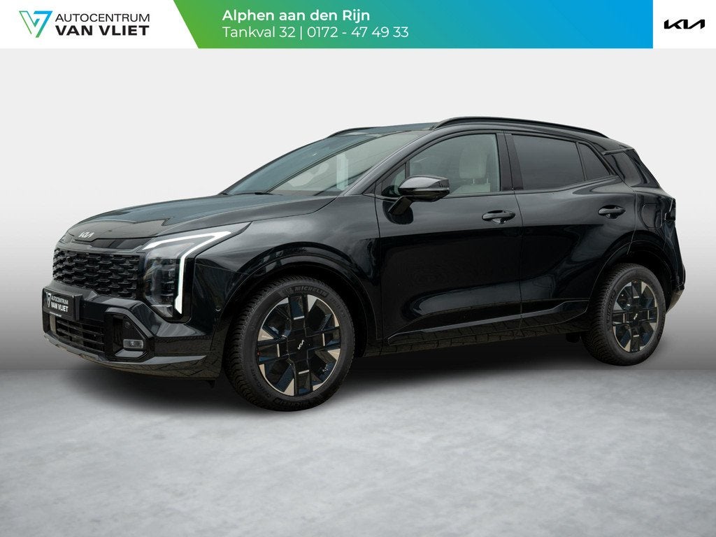 Kia Sportage 1.6 T-GDi Plug-in Hybrid GT-PlusLine Op Voorraa, Auto's, Kia, 14 kWh, 4 cilinders, Zwart, Plug-in hybride