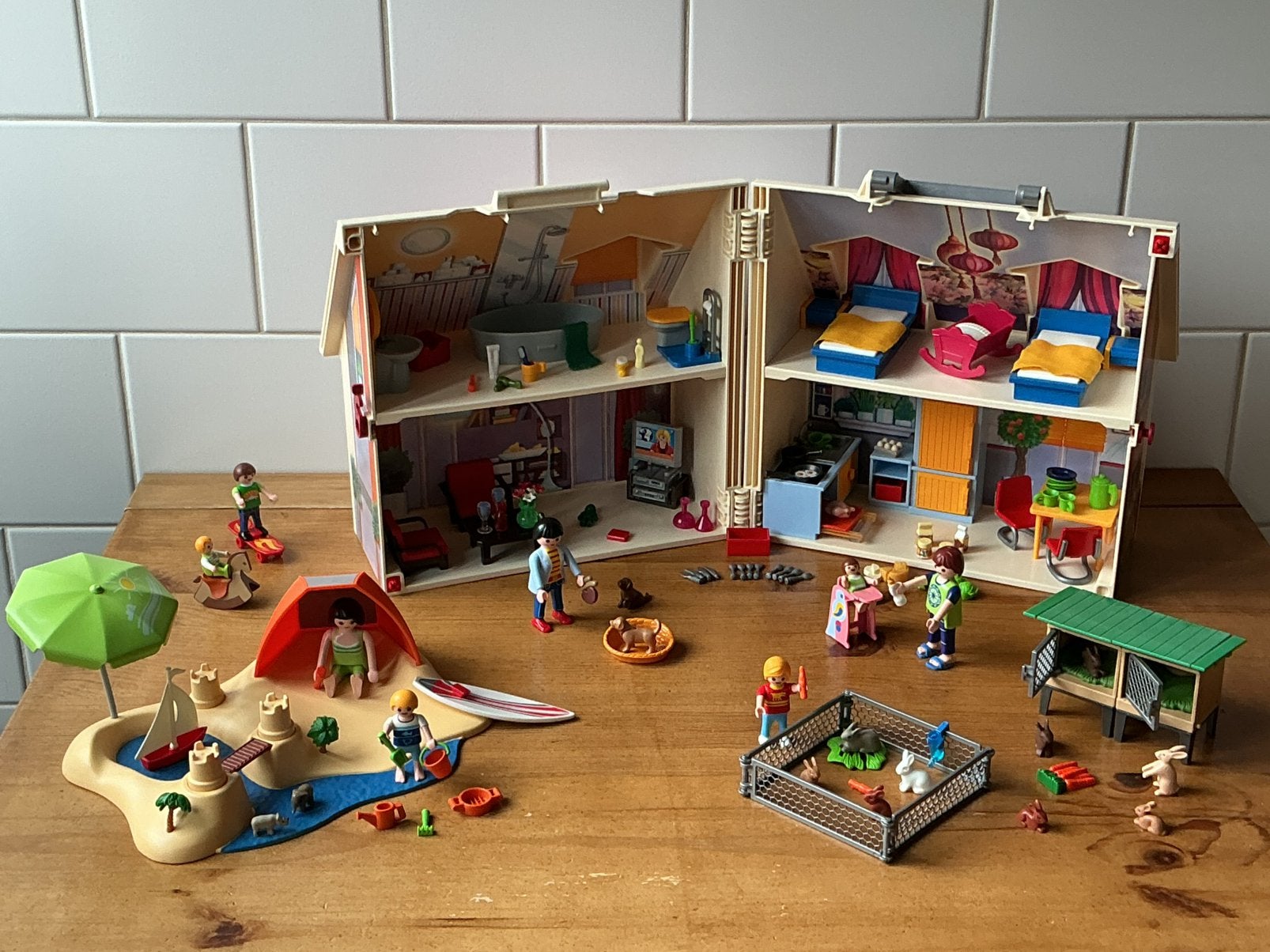 Foto 2 van PLAYMOBIL UITGEBREID MEENEEM POPPENHUIS 🛝🪁 SUPERSET !!