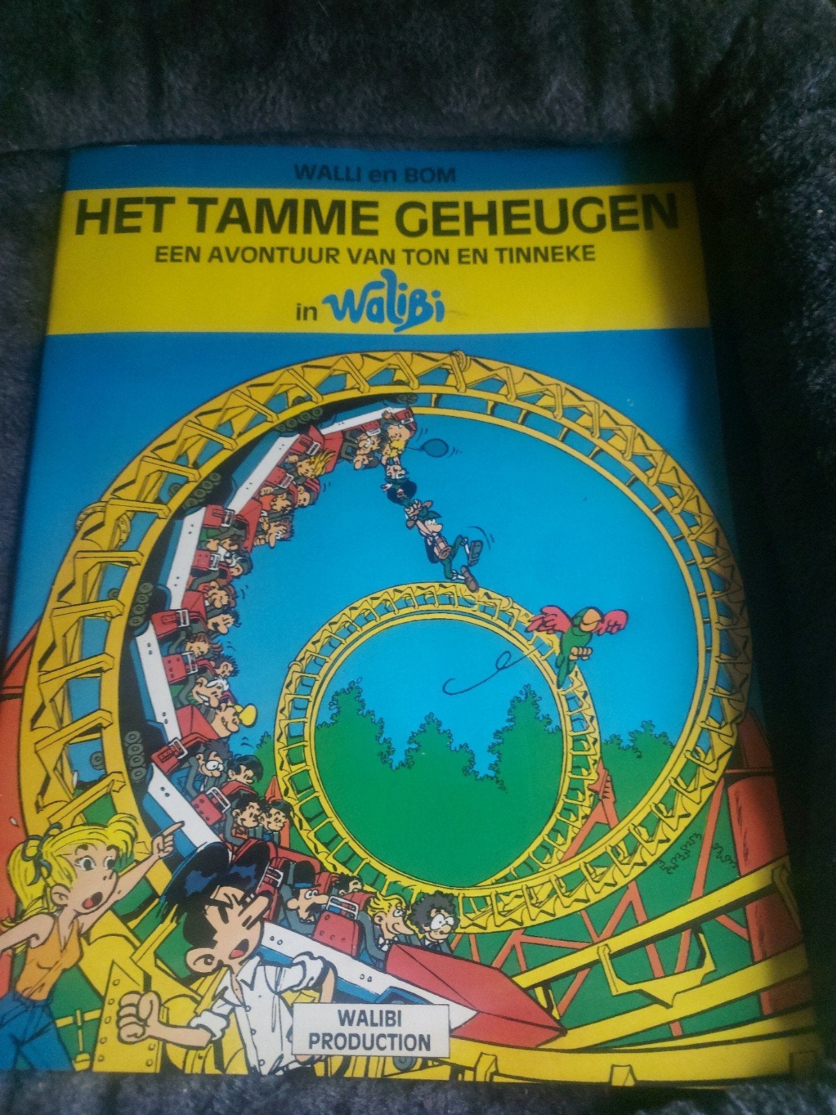 stripboek: Het Tamme Geheugen + Walibi Holland sticker, Eén stripboek, Ophalen of Verzenden, Gelezen, Walli en Bom