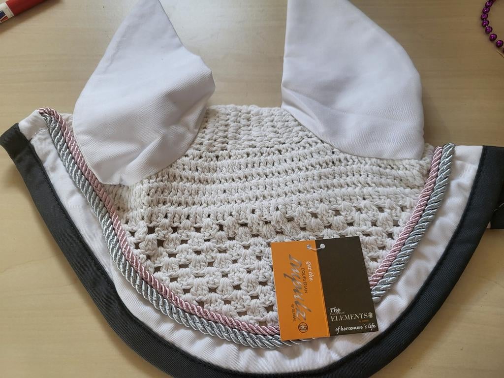 Mooi nieuw wit oornetje maat full, Ophalen of Verzenden, Nieuw, Overige soorten
