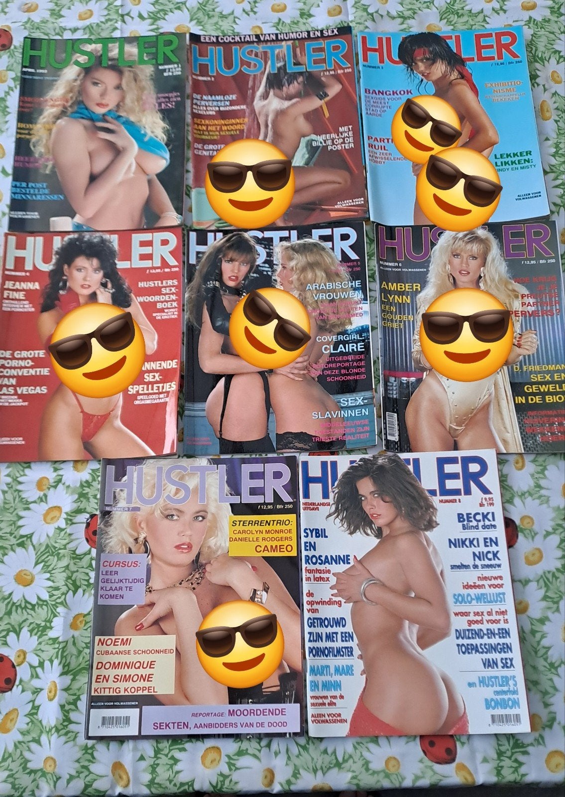 8 Vintage Hustler magazines Nederlandse editie 1993, Boeken, Tijdschriften en Kranten, Ophalen of Verzenden, Zo goed als nieuw