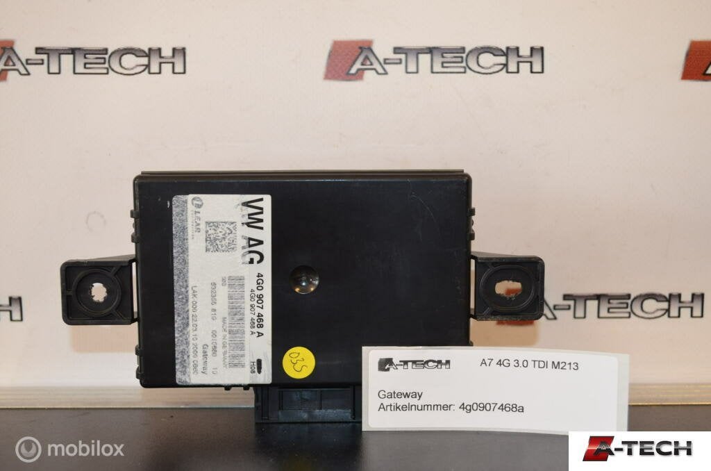 Gateway module Audi A7 Sportback 4G ('10-'17) 4g0907468a, Audi, Gebruikt, Audi, Ophalen of Verzenden
