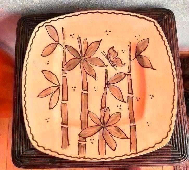 Mooi groot serveerbord / serveerschaal Toscane, Huis en Inrichting, Keuken | Servies, Ophalen of Verzenden