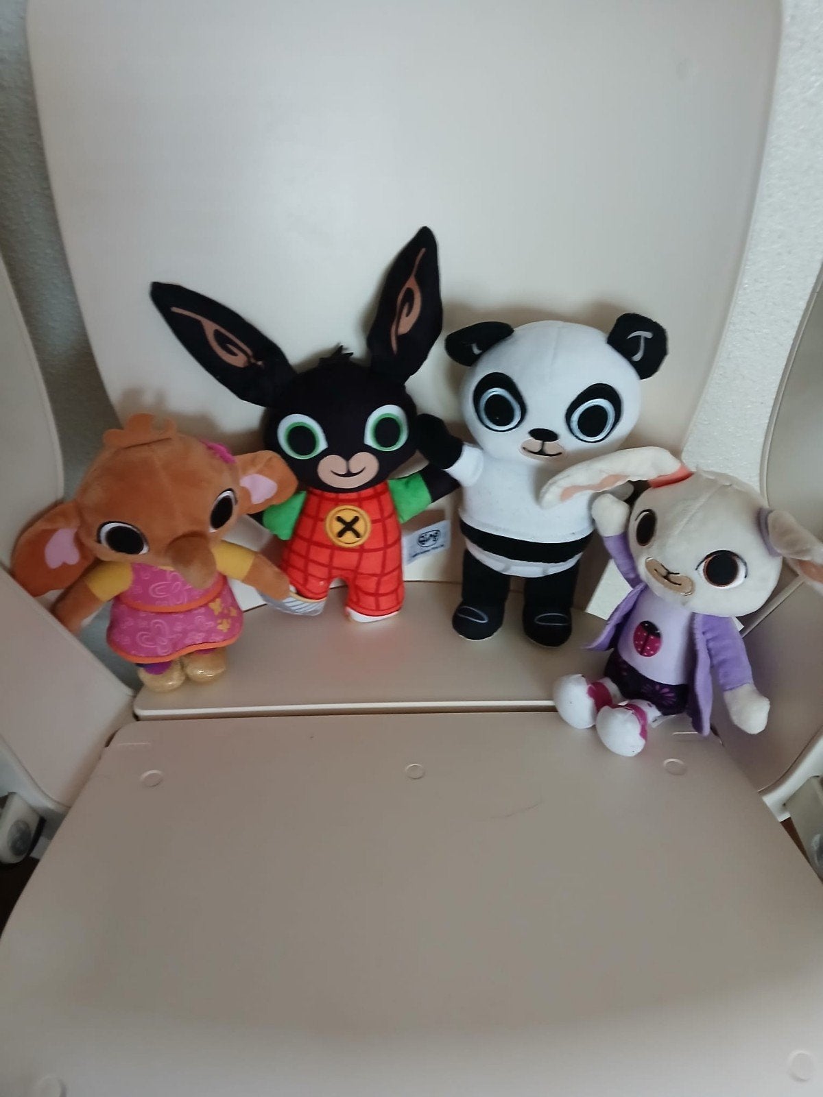 Bing met zijn vrienden knuffels. 4 stuks., Ophalen of Verzenden, Gebruikt, Overige typen
