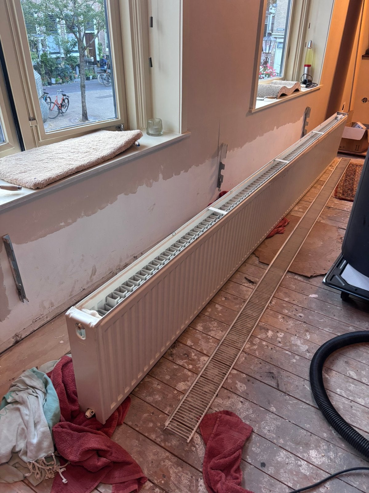 Radiator 300x40 cm, Ophalen, Zo goed als nieuw, Radiator, 30 tot 80 cm