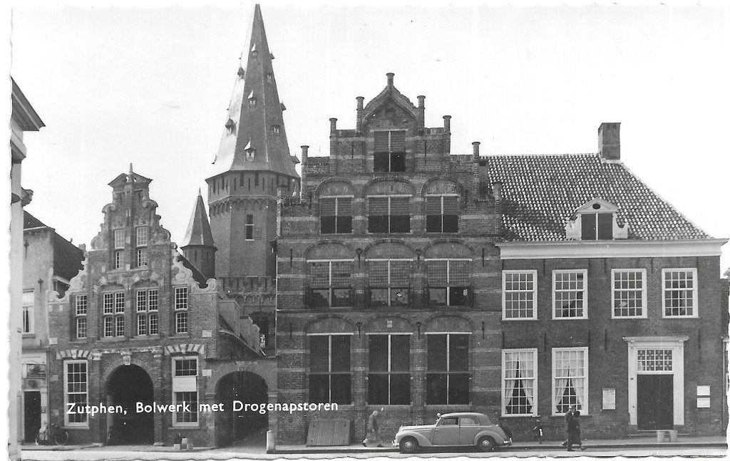 AK Zutphen - Bolwerk met Drogenapstoren, Verzenden, 1940 tot 1960, Ongelopen, Gelderland