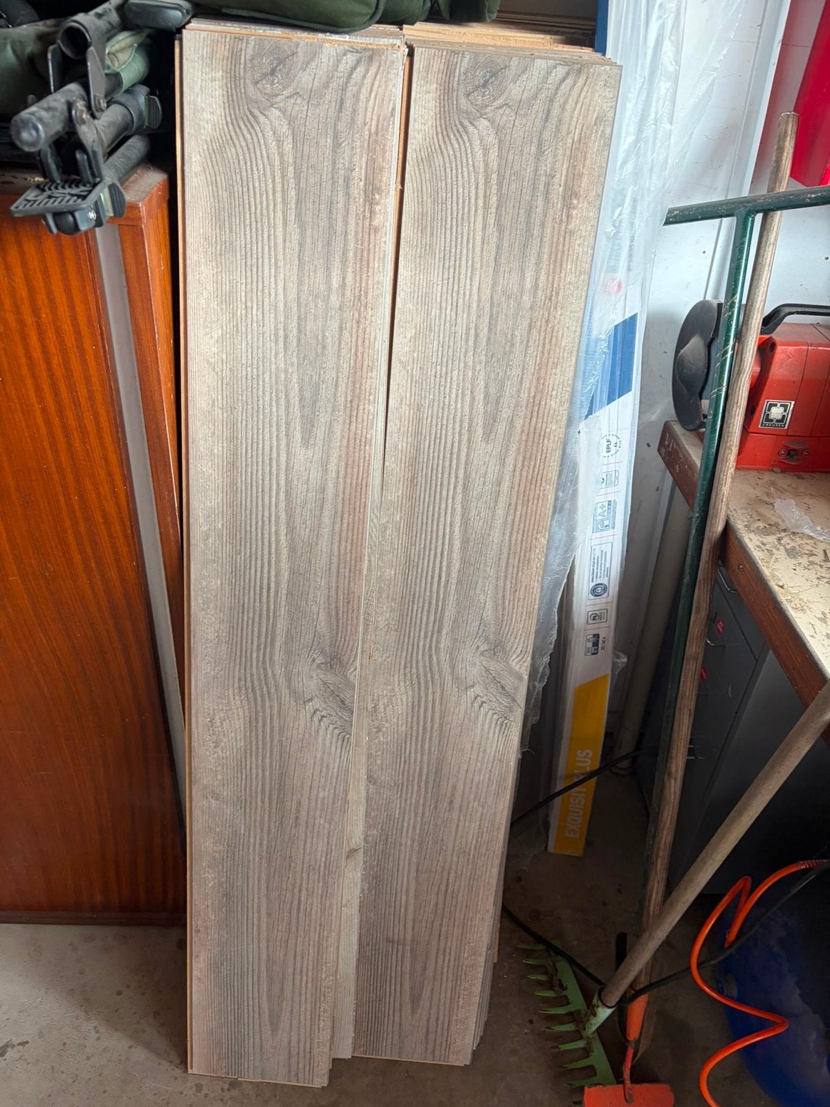 Laminaat vloerdelen - Hout look, Ophalen, Gebruikt, 10 m² of meer, 10 tot 30 cm