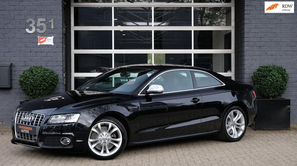 Audi S5 Coupé 4.2 FSI quattro Pro Line 355PK |ACC| 1 eigena, Auto's, Audi, Gebruikt, Zwart, Bedrijf, Vierwielaandrijving