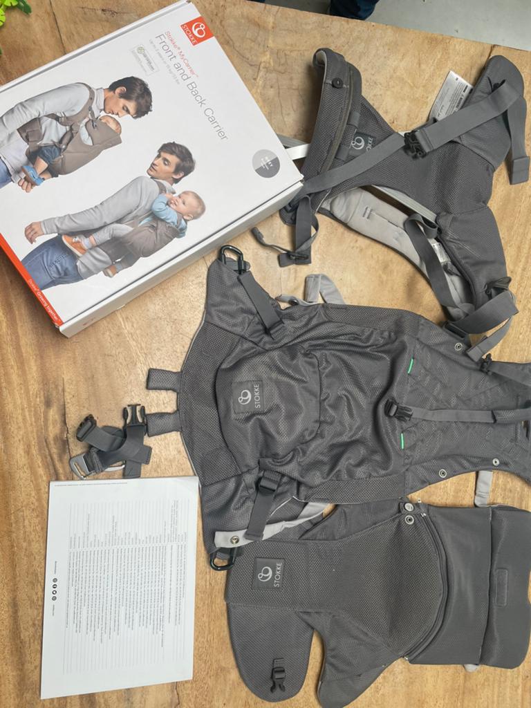 Stokke MyCarrier 3-in-1 Draagzak - Buik, Rug of Zij, Overige merken, Ophalen of Verzenden, Zo goed als nieuw, Buik, Rug of Zij