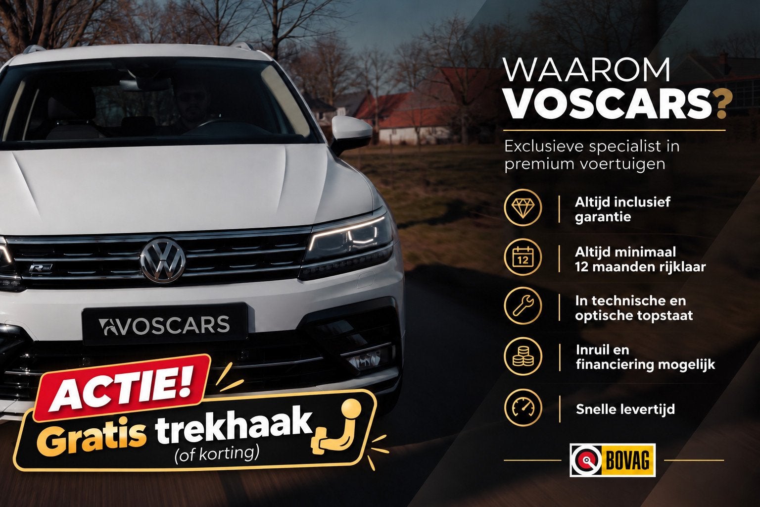 Volkswagen T-Roc 1.5 TSI 3x R-Line DSG * Trekhaak - Pano - V, Dealer onderhouden, 4 cilinders, Leder en Stof, Zwart