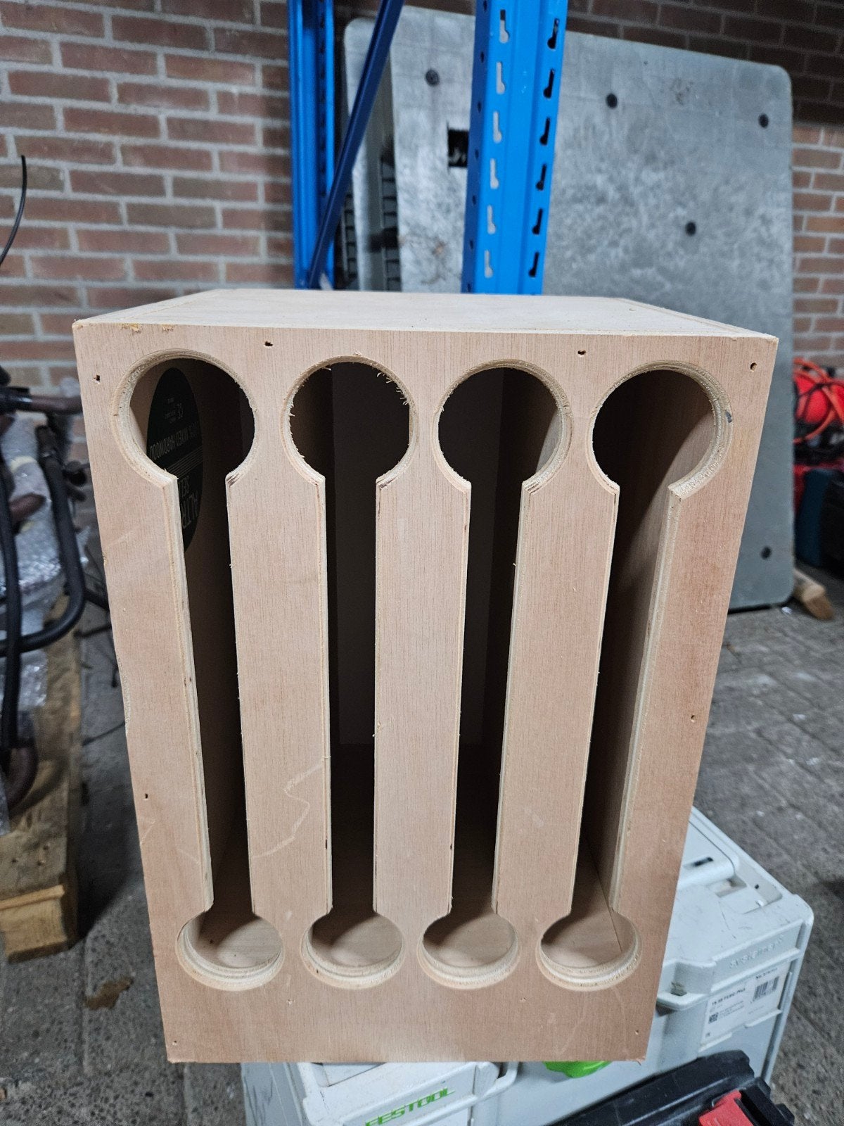 Houten kitkokerhouder voor  24 kitkokers, Doe-het-zelf en Verbouw, Ophalen, Nieuw