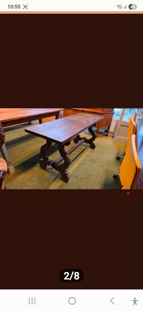Antieke Spaanse tafel, Antiek en Kunst, Ophalen